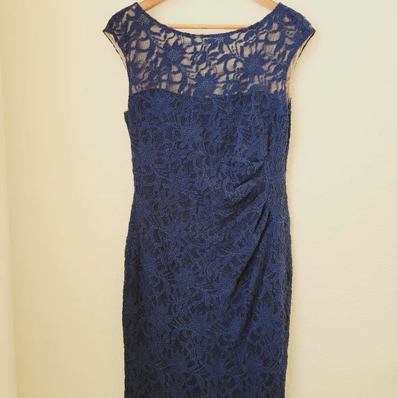 Ralph Lauren | Dresses | Navy Blue Lace Dress By Ralph Lauren | Poshmark Ralph Lauren | Dresses | Navy Blue Lace Dress By Ralph Lauren | Poshmark
